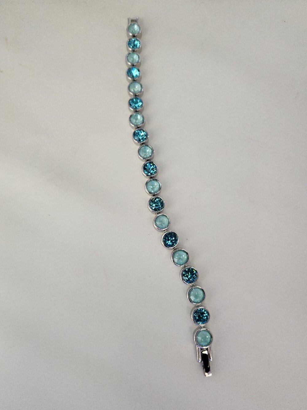 Touchstone Crystal Ice Bracelet - Dark Teal and Pacific Opal